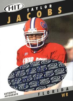 2003 SAGE HIT - Autographs Silver #A6 Taylor Jacobs Front