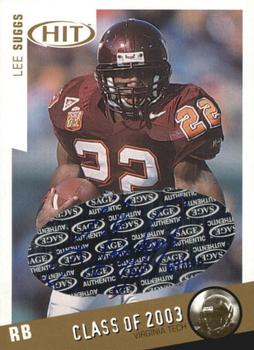 2003 SAGE HIT - Class of 2003 Autographs #CA22 Lee Suggs Front