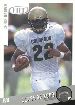 2003 SAGE HIT - Class of 2003 Silver #C23 Chris Brown Front