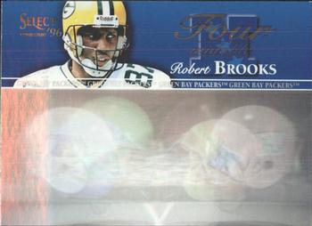 1996 Select - Four-midable #6 Robert Brooks Front