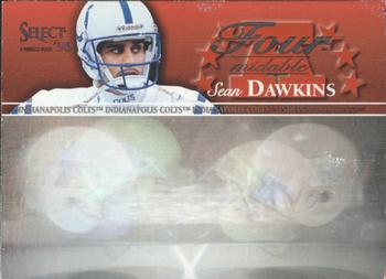 1996 Select - Four-midable #14 Sean Dawkins Front
