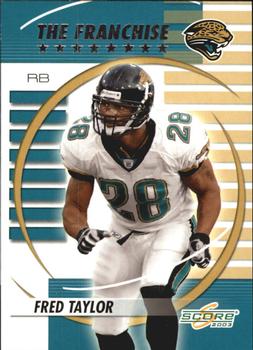 2003 Score - The Franchise #TF-15 Fred Taylor Front