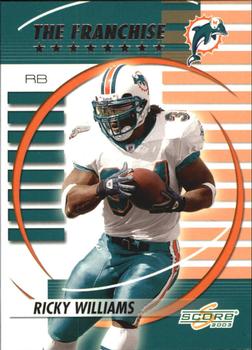 2003 Score - The Franchise #TF-17 Ricky Williams Front