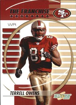2003 Score - The Franchise #TF-27 Terrell Owens Front