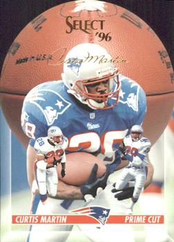1996 Select - Prime Cut #18 Curtis Martin Front
