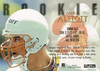 1996 SkyBox Premium #180 Mike Alstott Back