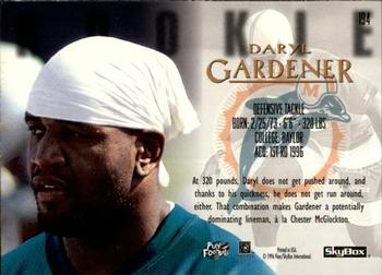 1996 SkyBox Premium #194 Daryl Gardener Back