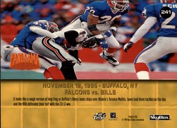 1996 SkyBox Premium #241 Falcons vs. Bills Back