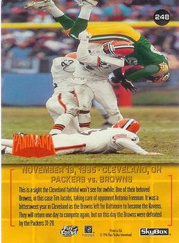 1996 SkyBox Premium #248 Packers vs. Browns Back