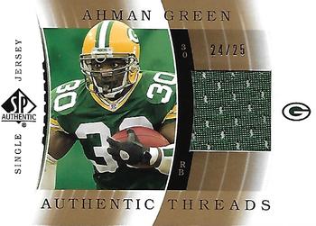 2003 SP Authentic - Authentic Threads Single Gold #JC-AG Ahman Green Front