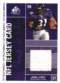 2003 SP Game Used - SP Field Fabrics #FF1-JL Jamal Lewis Front