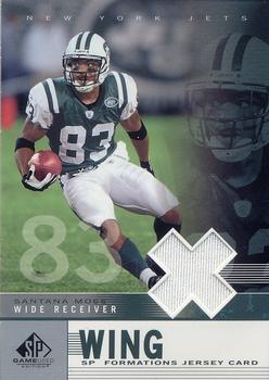 2003 SP Game Used - Formations Wing #F1-SM Santana Moss Front