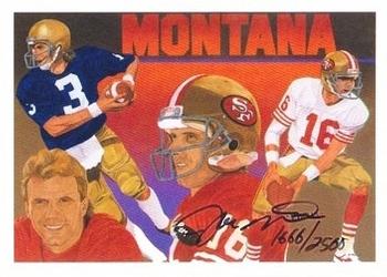 1991 Upper Deck - Football Heroes: Joe Montana Autograph #9 Joe Montana Front