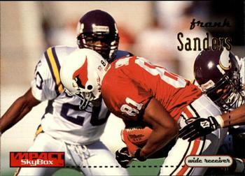 1996 SkyBox Impact #3 Frank Sanders Front