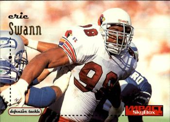 1996 SkyBox Impact #4 Eric Swann Front