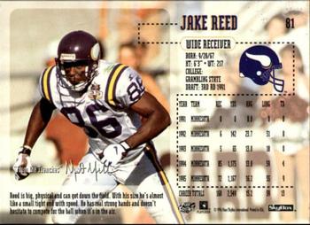 1996 SkyBox Impact #81 Jake Reed Back