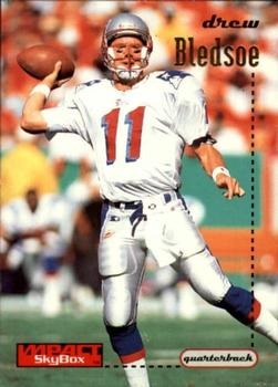 1996 SkyBox Impact #83 Drew Bledsoe Front