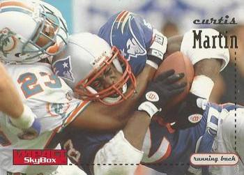 1996 SkyBox Impact #85 Curtis Martin Front