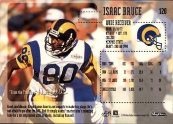 1996 SkyBox Impact #120 Isaac Bruce Back
