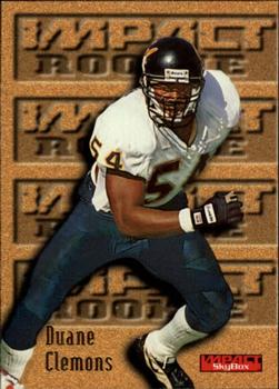 1996 SkyBox Impact #155 Duane Clemons Front