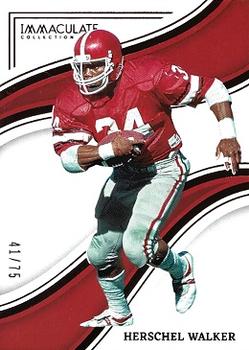 2023 Panini Immaculate Collection Collegiate - Ruby #18 Herschel Walker Front