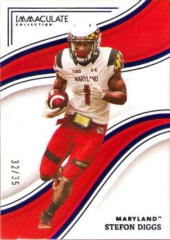 2023 Panini Immaculate Collection Collegiate - Blue #41 Stefon Diggs Front