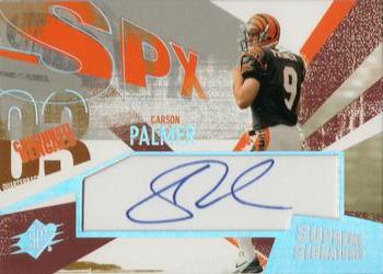 2003 SPx - Supreme Signatures #SS-CP Carson Palmer Front
