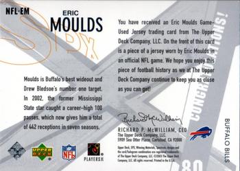 2003 SPx - Winning Materials Team Logos Spectrum #NFL-EM Eric Moulds Back