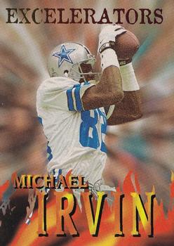 1996 SkyBox Impact - Excelerators #5 Michael Irvin Front