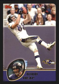 2003 Topps - Black #125 Todd Heap Front