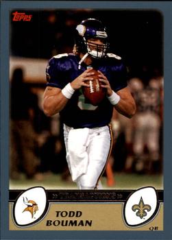 2003 Topps - Topps Collection #33 Todd Bouman Front