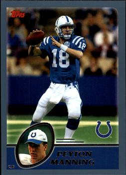 2003 Topps - Topps Collection #97 Peyton Manning Front