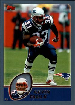 2003 Topps - Topps Collection #104 Kevin Faulk Front