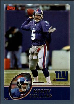 2003 Topps - Topps Collection #248 Kerry Collins Front