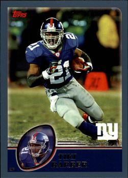 2003 Topps - Topps Collection #273 Tiki Barber Front