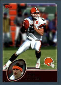 2003 Topps - Topps Collection #287 Tim Couch Front