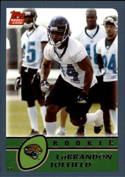 2003 Topps - Topps Collection #353 LaBrandon Toefield Front