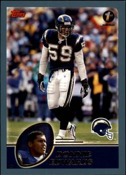 2003 Topps 1st Edition #37 Donnie Edwards Front