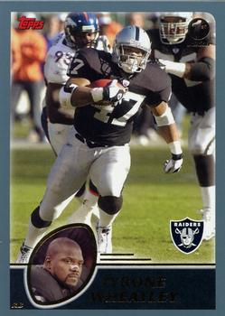 2003 Topps 1st Edition #84 Tyrone Wheatley Front