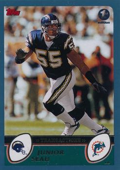 2003 Topps 1st Edition #98 Junior Seau Front