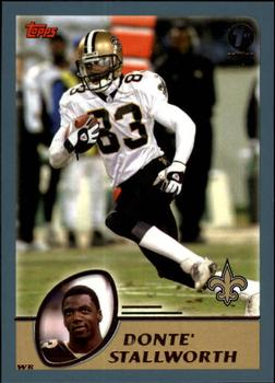 2003 Topps 1st Edition #267 Donte Stallworth Front