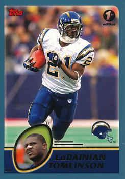 2003 Topps 1st Edition #285 LaDainian Tomlinson Front