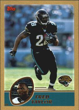 2003 Topps - Gold #12 Fred Taylor Front