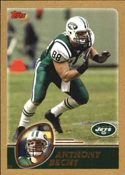 2003 Topps - Gold #16 Anthony Becht Front