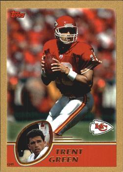 2003 Topps - Gold #34 Trent Green Front