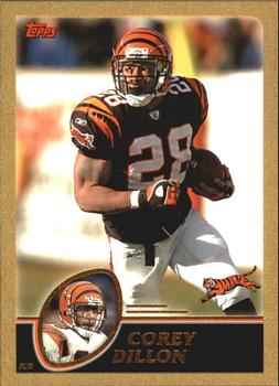 2003 Topps - Gold #44 Corey Dillon Front