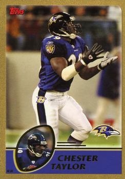 2003 Topps - Gold #63 Chester Taylor Front