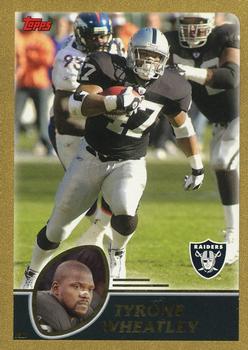 2003 Topps - Gold #84 Tyrone Wheatley Front