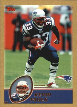 2003 Topps - Gold #104 Kevin Faulk Front