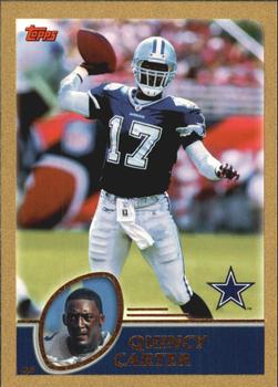 2003 Topps - Gold #111 Quincy Carter Front
